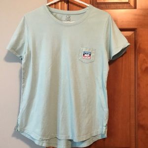 Light blue tee shirt